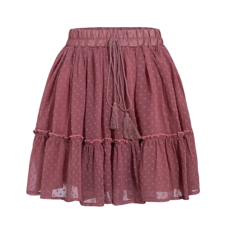 Bohemian Mini Skirt with Tassel